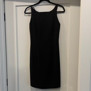 Ann Taylor Classic Black Midi Dress